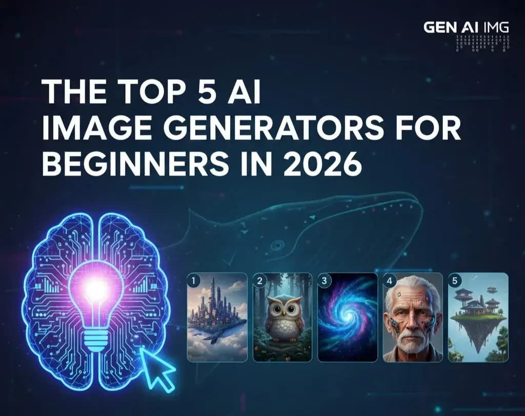 The Top 5 AI Image Generators for Beginners in 2026